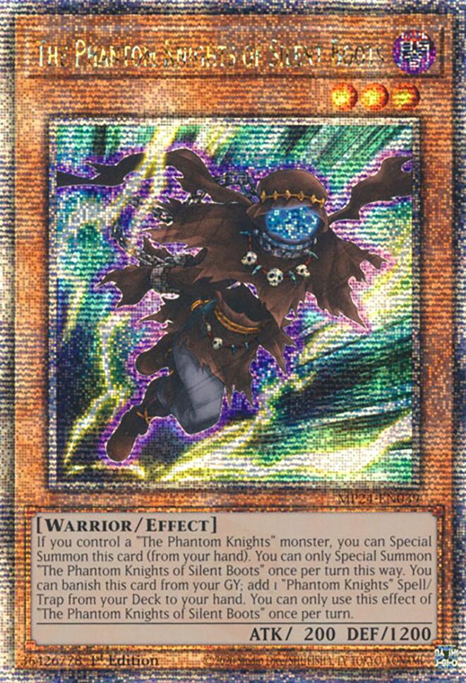 The Phantom Knights of Silent Boots [MP24-EN039] Quarter Century Secret Rare | Card Merchant Takapuna