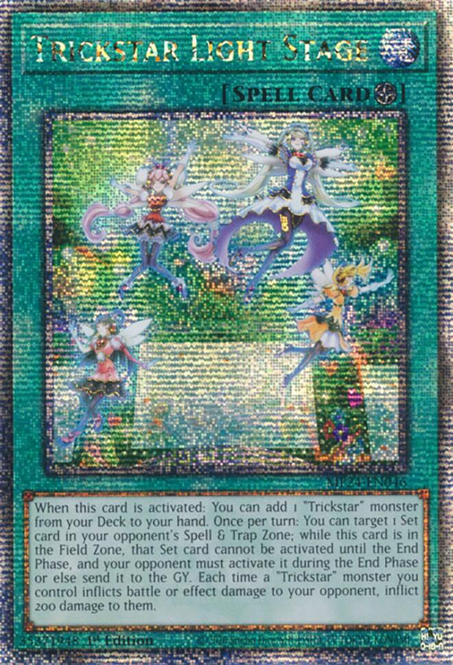 Trickstar Light Stage [MP24-EN046] Quarter Century Secret Rare | Card Merchant Takapuna