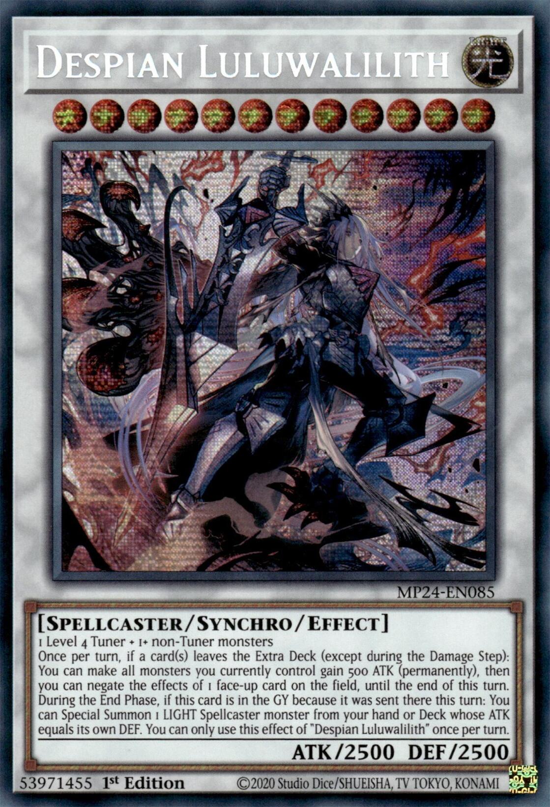 Despian Luluwalilith [MP24-EN085] Prismatic Secret Rare | Card Merchant Takapuna