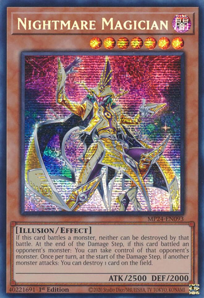 Nightmare Magician [MP24-EN093] Prismatic Secret Rare | Card Merchant Takapuna