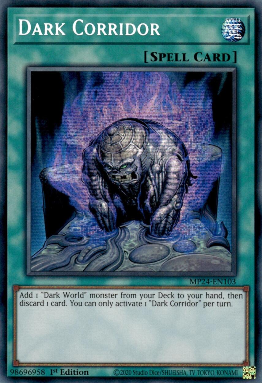 Dark Corridor [MP24-EN103] Prismatic Secret Rare | Card Merchant Takapuna