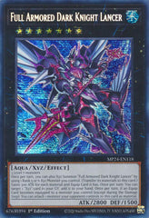 Full Armored Dark Knight Lancer [MP24-EN118] Prismatic Secret Rare | Card Merchant Takapuna