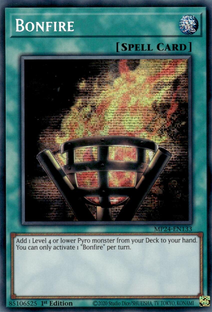 Bonfire [MP24-EN133] Prismatic Secret Rare | Card Merchant Takapuna