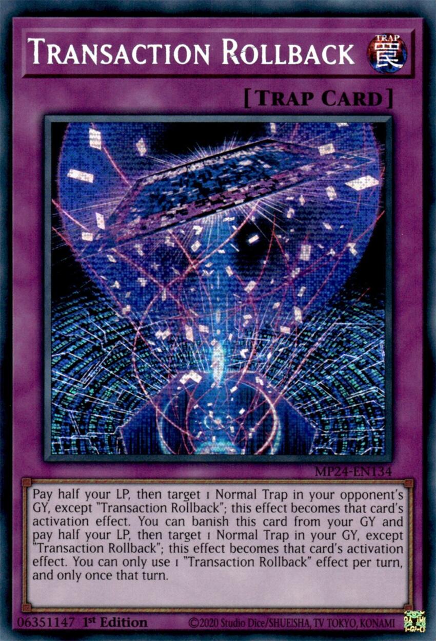 Transaction Rollback [MP24-EN134] Prismatic Secret Rare | Card Merchant Takapuna