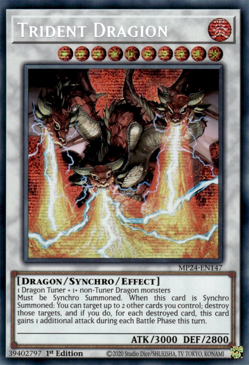 Trident Dragion [MP24-EN147] Prismatic Secret Rare | Card Merchant Takapuna