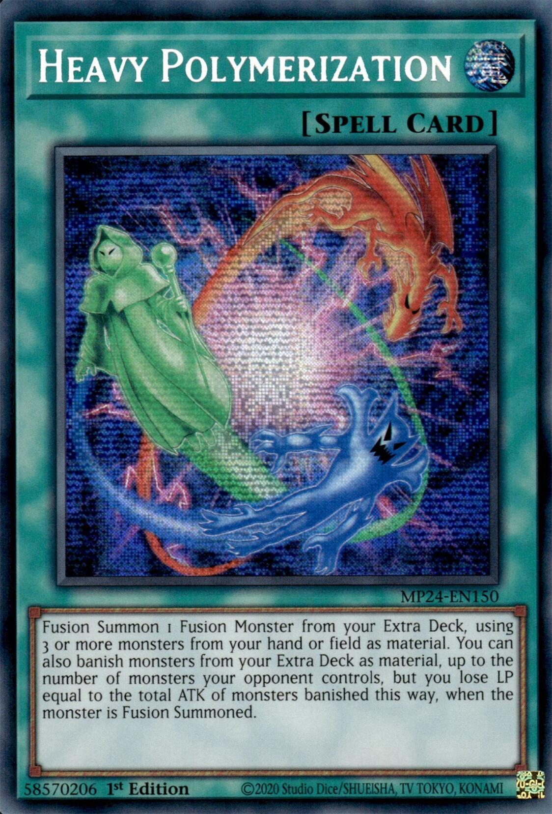 Heavy Polymerization [MP24-EN150] Prismatic Secret Rare | Card Merchant Takapuna