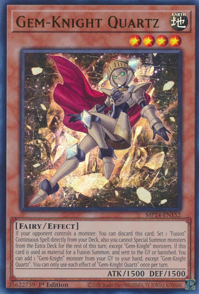 Gem-Knight Quartz [MP24-EN152] Ultra Rare | Card Merchant Takapuna