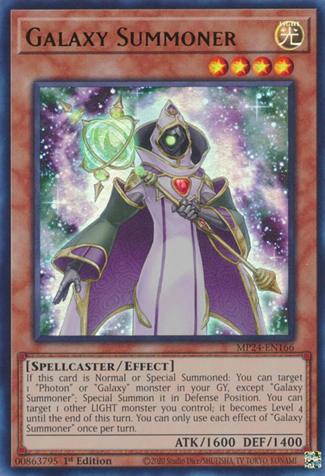 Galaxy Summoner [MP24-EN166] Ultra Rare | Card Merchant Takapuna