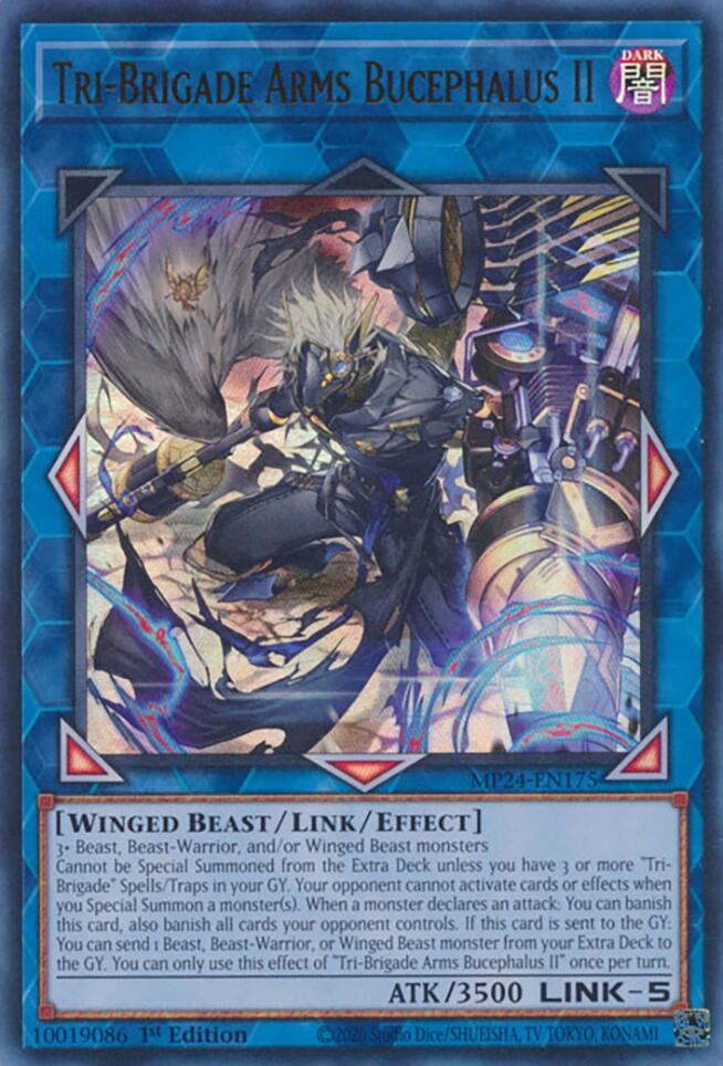 Tri-Brigade Arms Bucephalus II [MP24-EN175] Ultra Rare | Card Merchant Takapuna