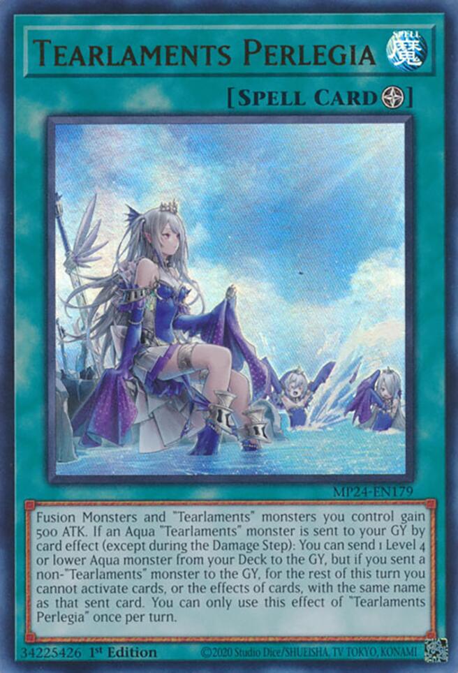 Tearlaments Perlegia [MP24-EN179] Ultra Rare | Card Merchant Takapuna