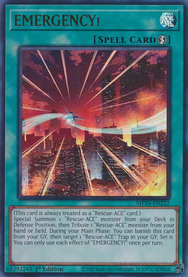 EMERGENCY! [MP24-EN222] Ultra Rare | Card Merchant Takapuna