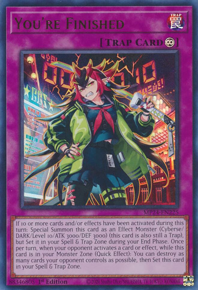 You're Finished [MP24-EN225] Ultra Rare | Card Merchant Takapuna