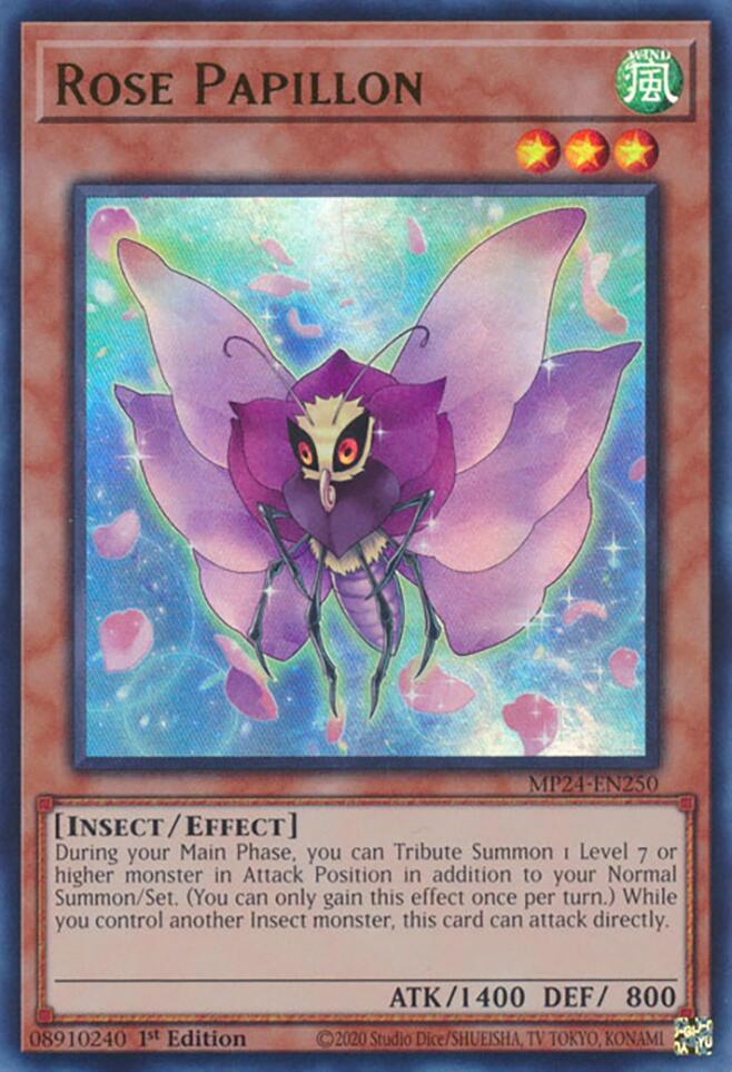 Rose Papillon [MP24-EN250] Ultra Rare | Card Merchant Takapuna