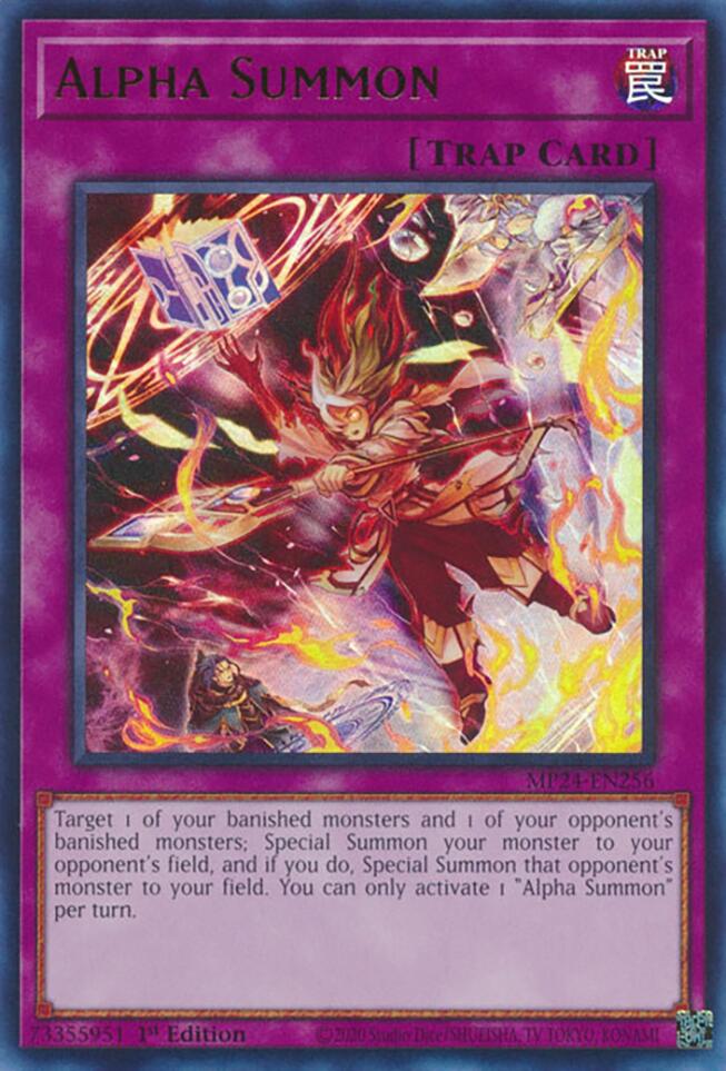 Alpha Summon [MP24-EN256] Ultra Rare | Card Merchant Takapuna