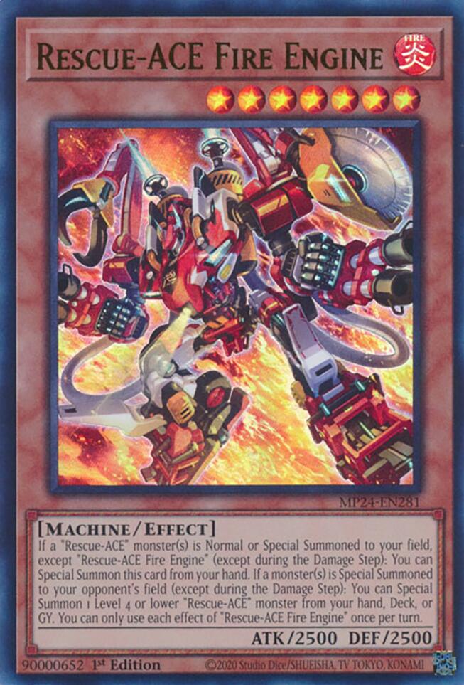 Rescue-ACE Fire Engine [MP24-EN281] Ultra Rare | Card Merchant Takapuna