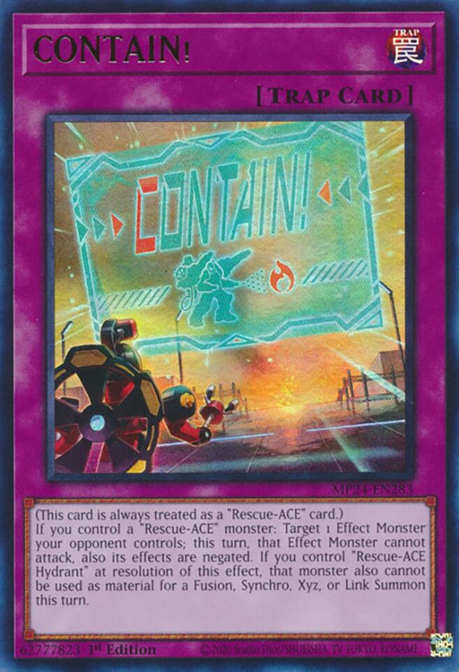 CONTAIN! [MP24-EN283] Ultra Rare | Card Merchant Takapuna