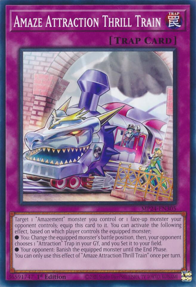 Amaze Attraction Thrill Train [MP24-EN305] Common | Card Merchant Takapuna