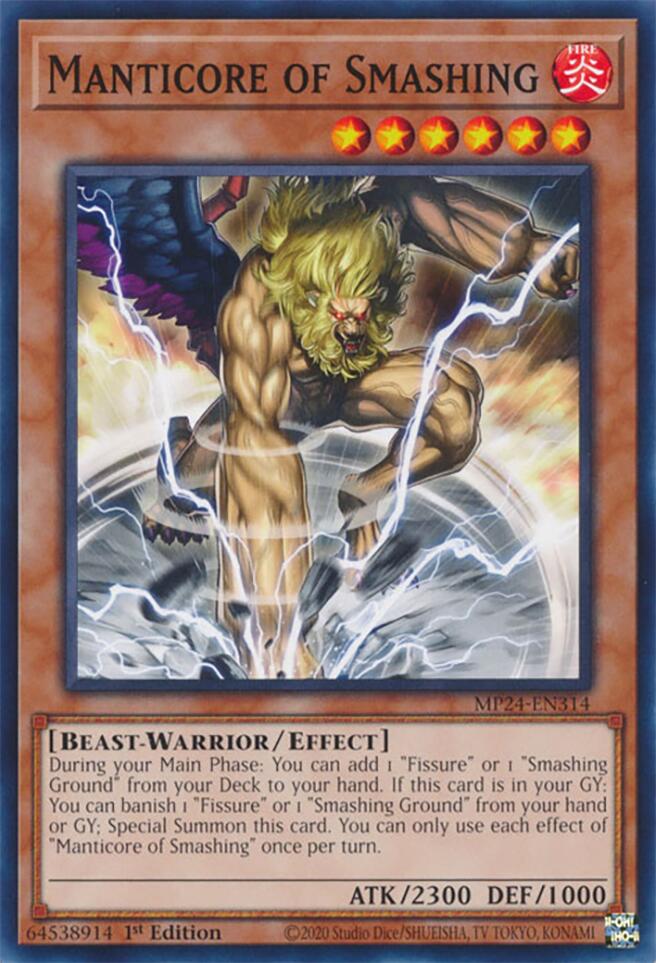 Manticore of Smashing [MP24-EN314] Common | Card Merchant Takapuna