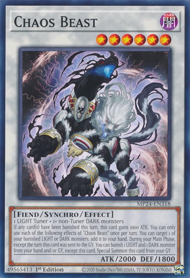 Chaos Beast [MP24-EN318] Common | Card Merchant Takapuna