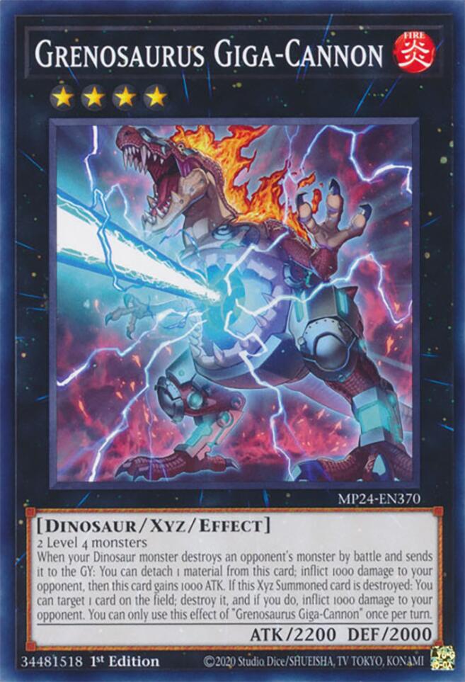 Grenosaurus Giga-Cannon [MP24-EN370] Common | Card Merchant Takapuna