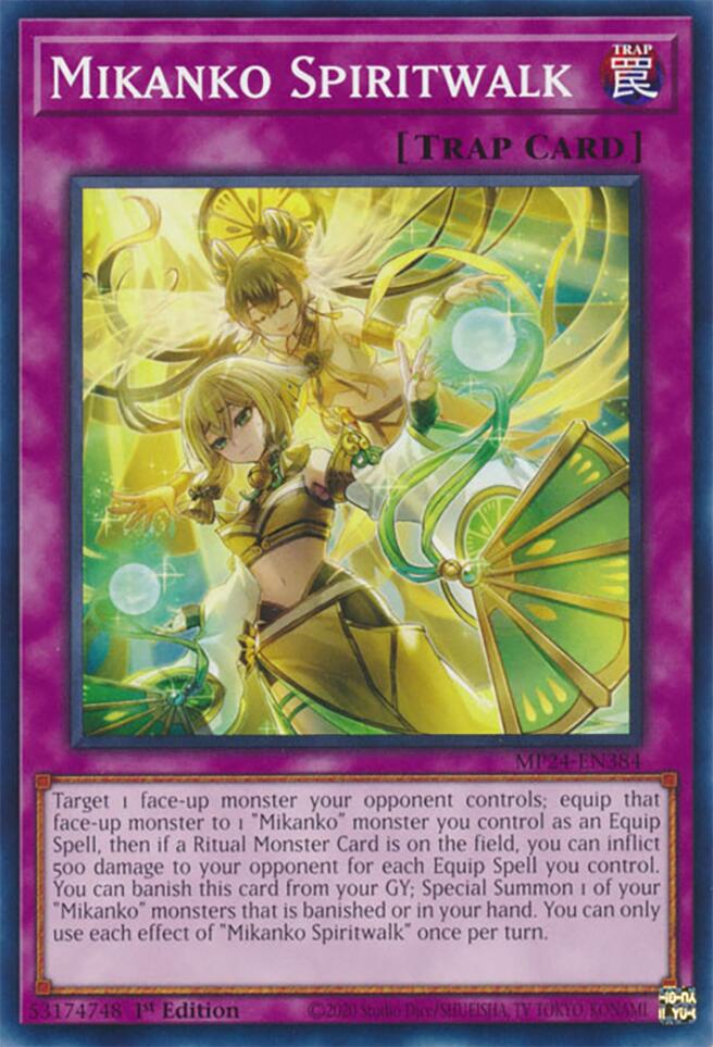 Mikanko Spiritwalk [MP24-EN384] Common | Card Merchant Takapuna