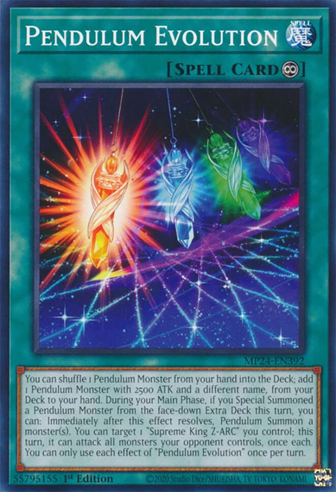 Pendulum Evolution (card) [MP24-EN392] Common | Card Merchant Takapuna