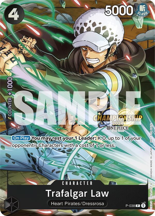 Trafalgar Law (P-038) (CS 2024 Event Pack) [One Piece Promotion Cards] | Card Merchant Takapuna