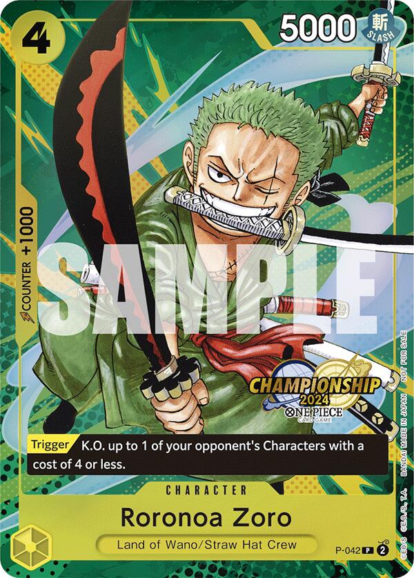 Roronoa Zoro (CS 2024 Event Pack) [One Piece Promotion Cards] | Card Merchant Takapuna