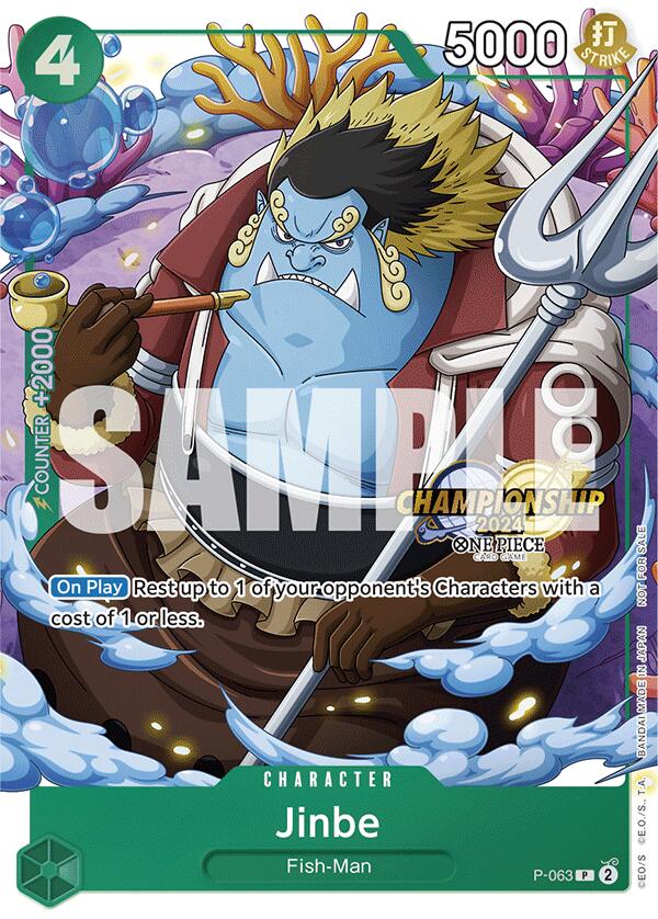 Jinbe (CS 2024 Event Pack) [One Piece Promotion Cards] | Card Merchant Takapuna