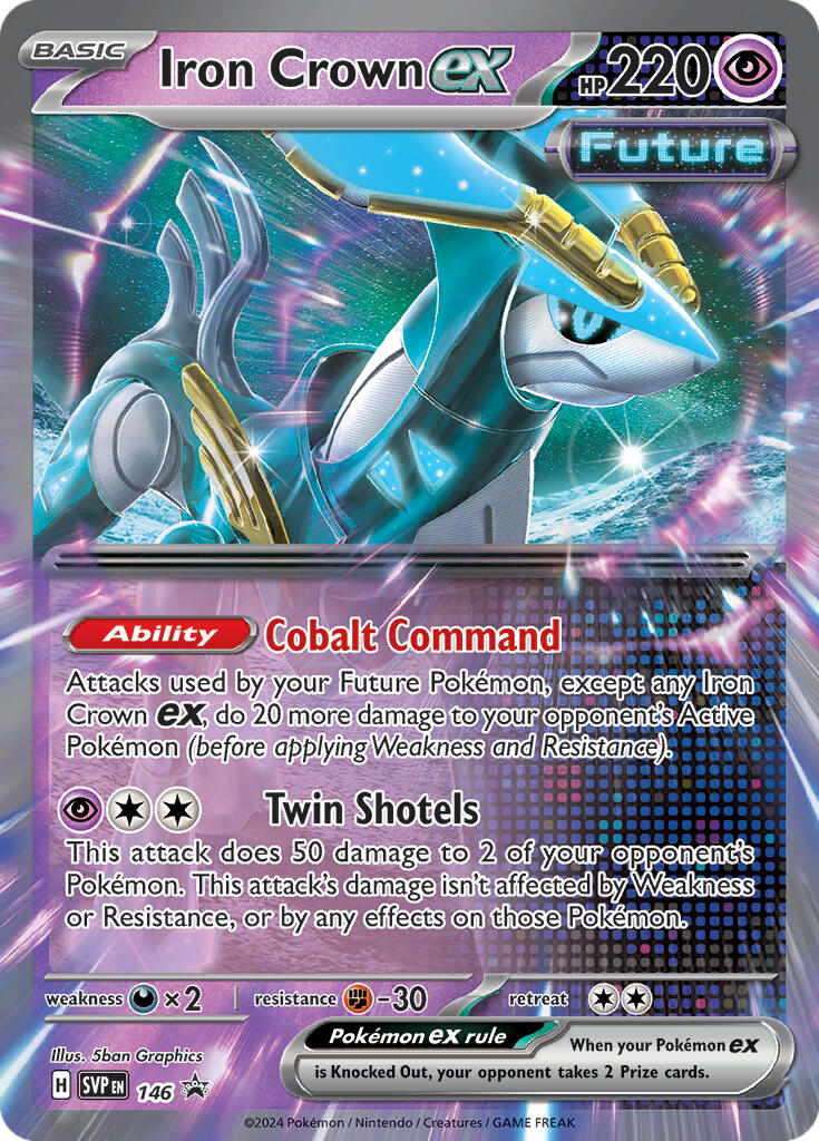 Iron Crown ex (146) [Scarlet & Violet: Black Star Promos] | Card Merchant Takapuna