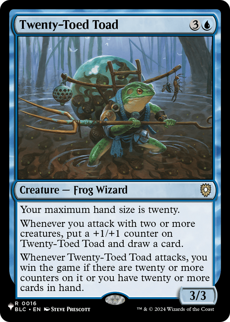 Twenty-Toed Toad [The List] | Card Merchant Takapuna