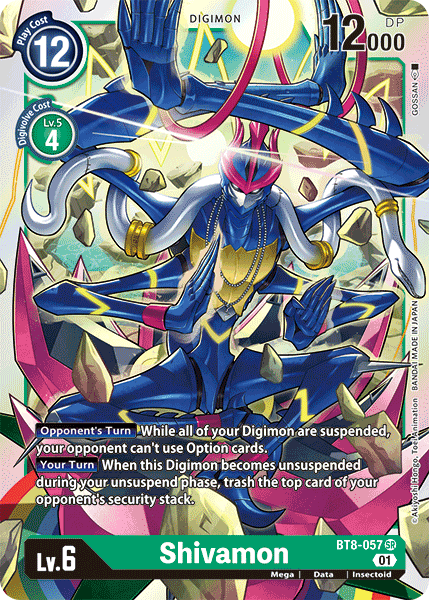 Shivamon [BT8-057] [New Awakening] | Card Merchant Takapuna