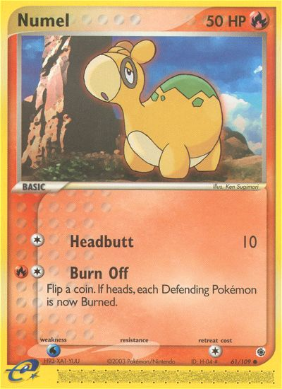 Numel (61/109) [EX: Ruby & Sapphire] | Card Merchant Takapuna