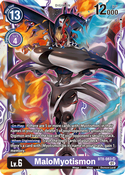 MaloMyotismon [BT8-083] [New Awakening] | Card Merchant Takapuna