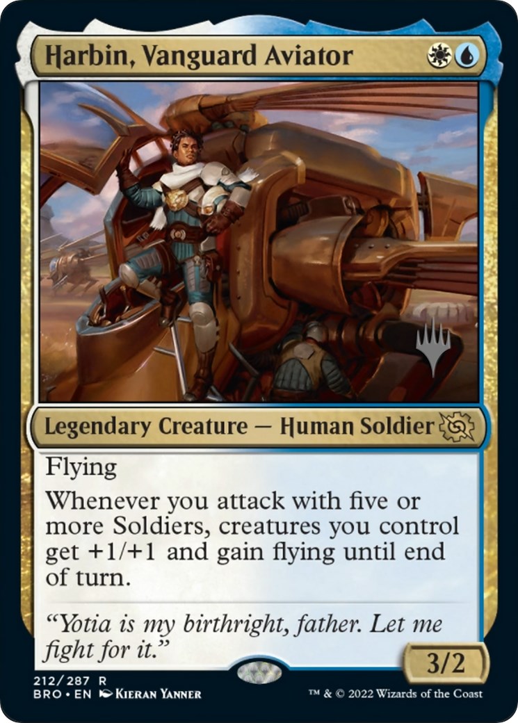 Harbin, Vanguard Aviator (Promo Pack) [The Brothers' War Promos] | Card Merchant Takapuna