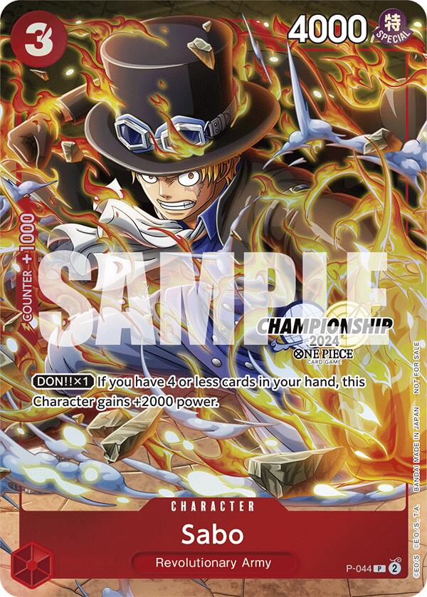 Sabo (CS 2024 Event Pack Finalist) [One Piece Promotion Cards] | Card Merchant Takapuna