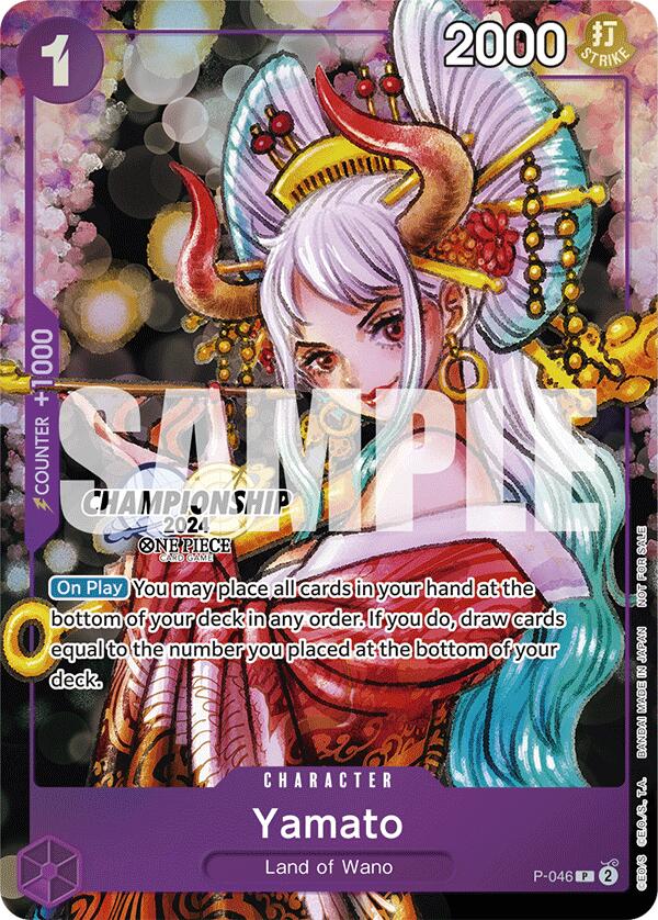 Yamato (CS 2024 Event Pack Finalist) [One Piece Promotion Cards] | Card Merchant Takapuna