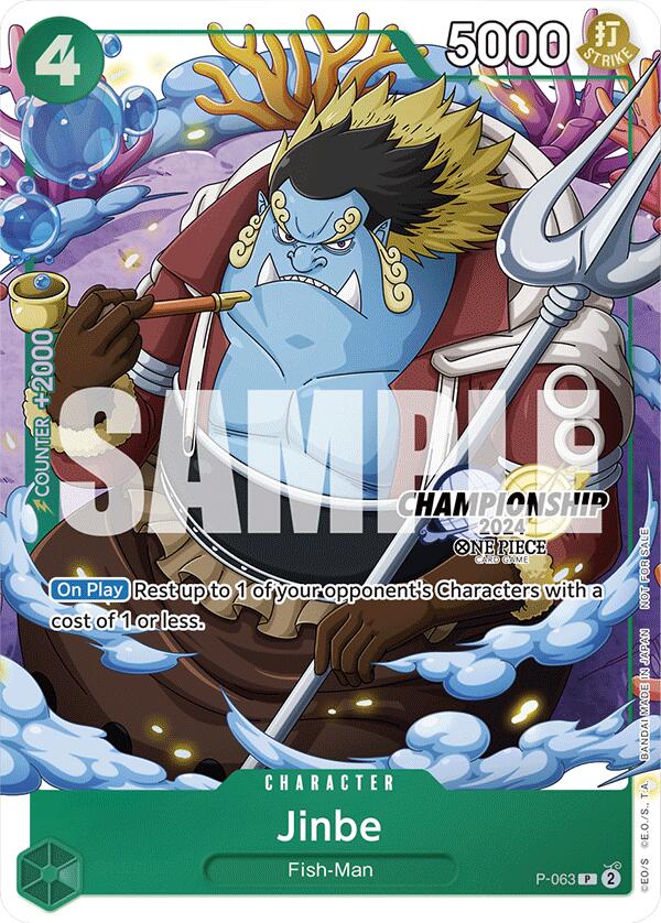 Jinbe (CS 2024 Event Pack Finalist) [One Piece Promotion Cards] | Card Merchant Takapuna