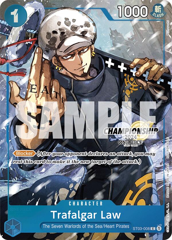 Trafalgar Law (ST03-008) (CS 2024 Event Pack Finalist) [One Piece Promotion Cards] | Card Merchant Takapuna