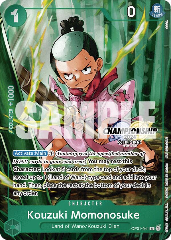 Kouzuki Momonosuke (CS 2024 Celebration Pack) [One Piece Promotion Cards] | Card Merchant Takapuna