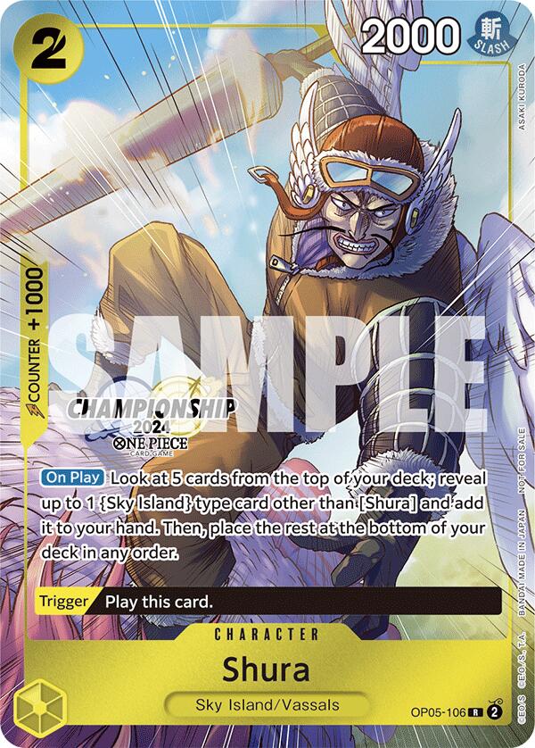 Shura (CS 2024 Celebration Pack) [One Piece Promotion Cards] | Card Merchant Takapuna