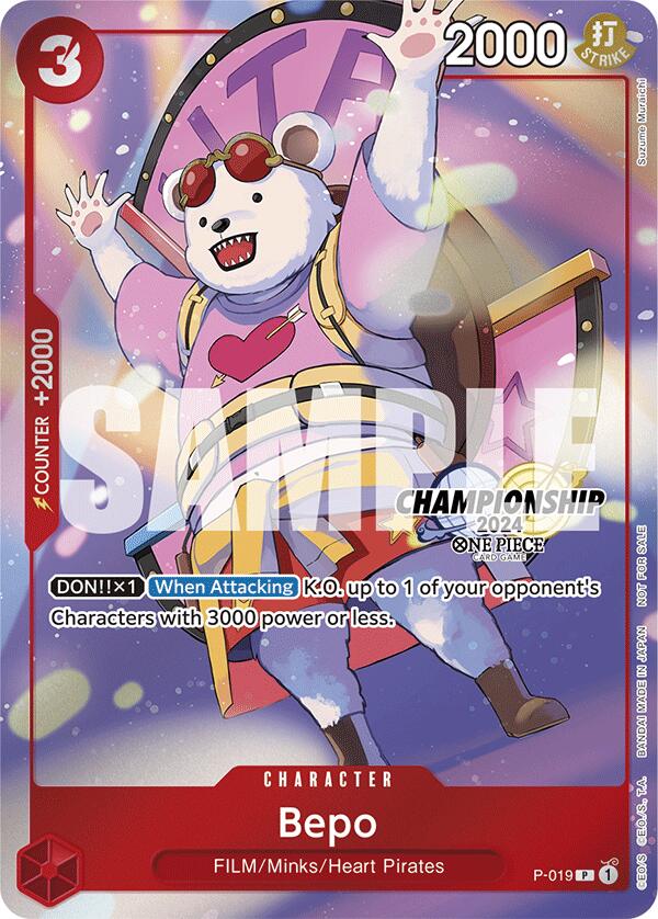 Bepo (CS 2024 Celebration Pack) [One Piece Promotion Cards] | Card Merchant Takapuna