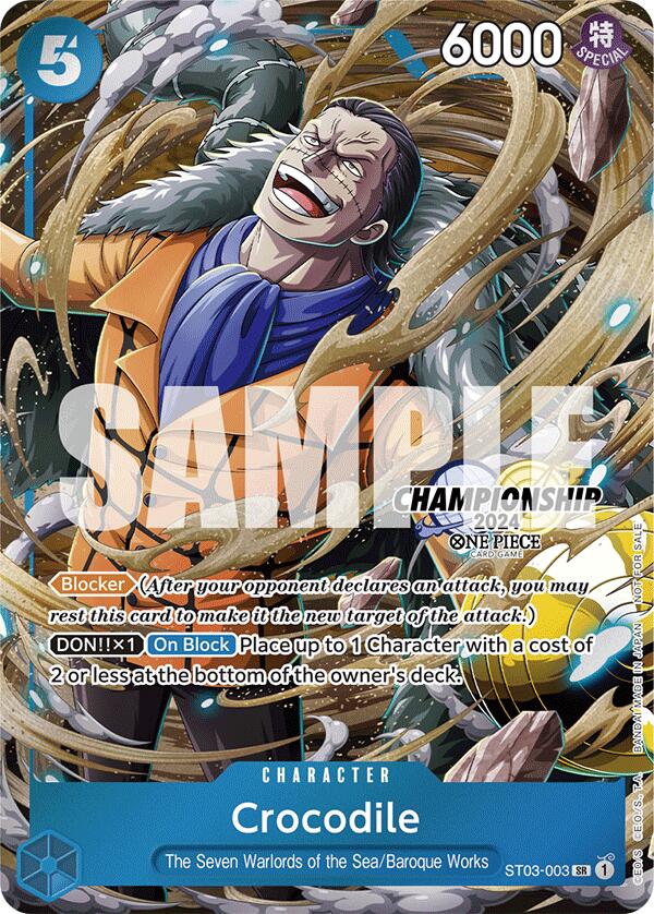 Crocodile (CS 2024 Celebration Pack) [One Piece Promotion Cards] | Card Merchant Takapuna