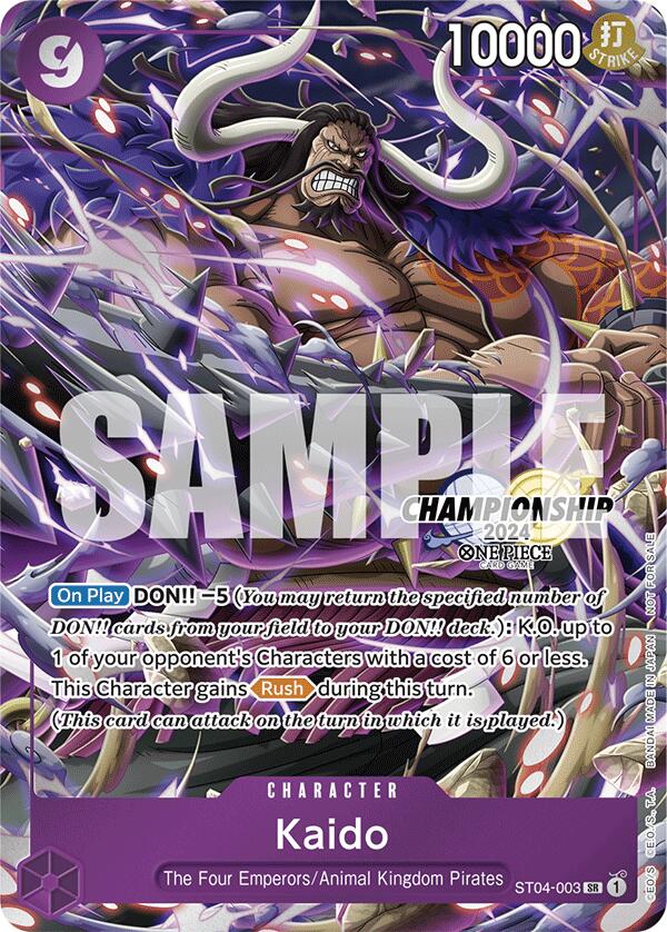 Kaido (CS 2024 Celebration Pack) [One Piece Promotion Cards] | Card Merchant Takapuna