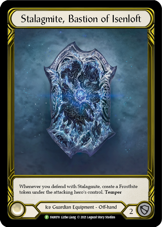 Stalagmite, Bastion of Isenloft (Golden) [FAB078] (Promo)  Cold Foil | Card Merchant Takapuna