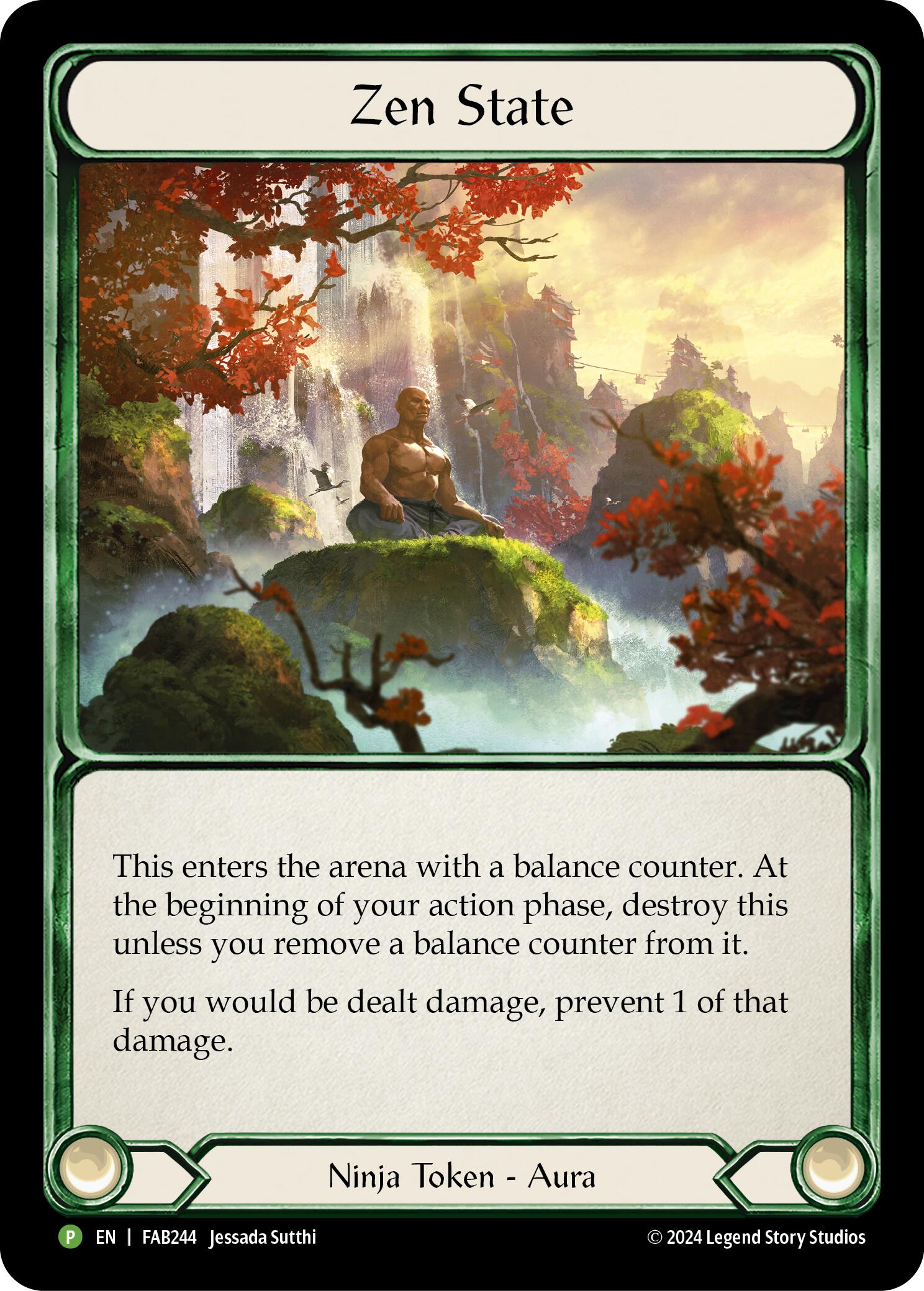 Zen State [FAB244] (Promo)  Rainbow Foil | Card Merchant Takapuna