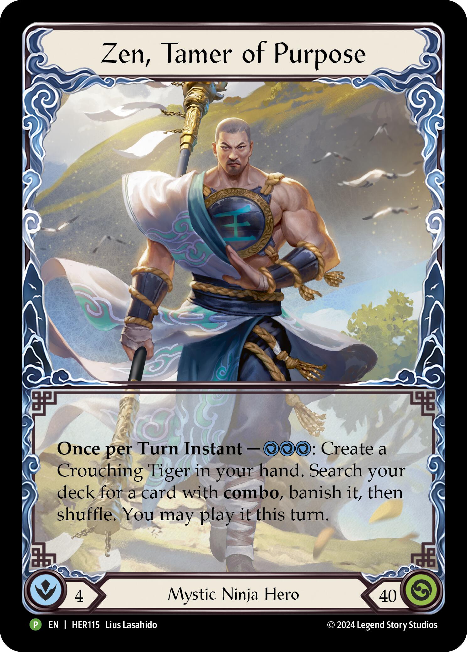 Zen, Tamer of Purpose [HER115] (Promo)  Rainbow Foil | Card Merchant Takapuna