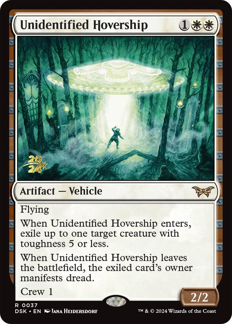 Unidentified Hovership [Duskmourn: House of Horror Prerelease Promos] | Card Merchant Takapuna