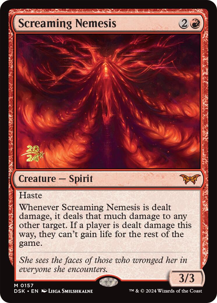 Screaming Nemesis [Duskmourn: House of Horror Prerelease Promos] | Card Merchant Takapuna