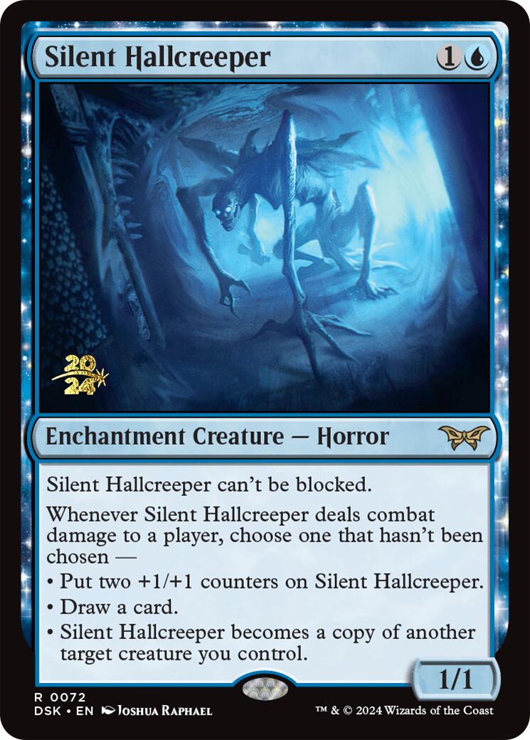 Silent Hallcreeper [Duskmourn: House of Horror Prerelease Promos] | Card Merchant Takapuna